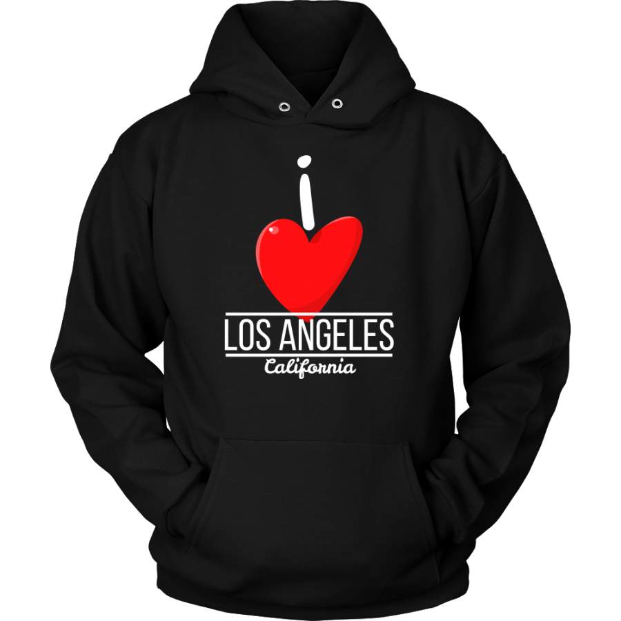 pink los angeles hoodie