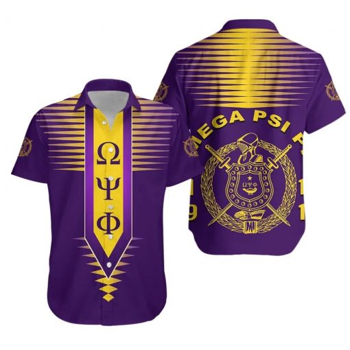 Omega Psi Phi 1911 Fraternity Inc Original Style Hawaiian Shirt For Hot Summer