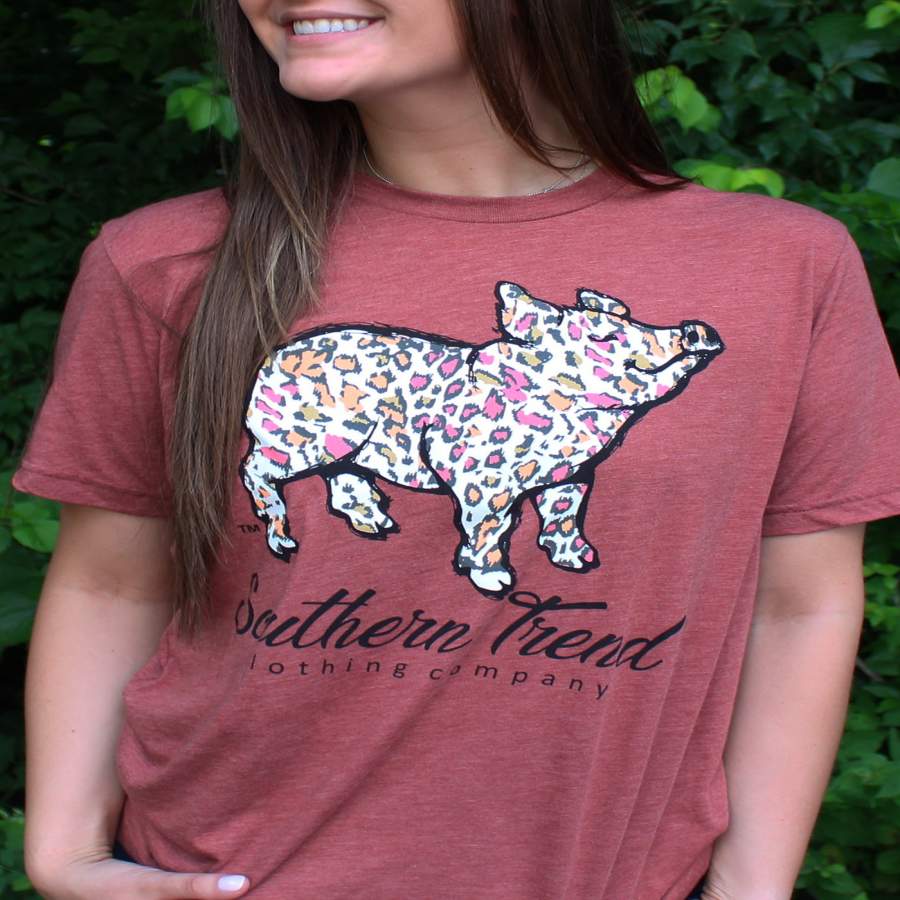 Wild Leopard Pig Triblend T-Shirt