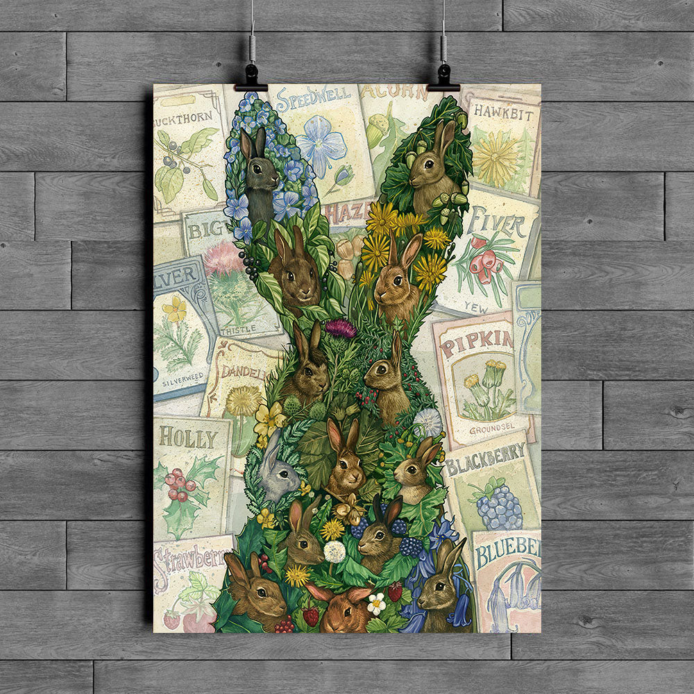 Rabbit Poster Qg121106Pt