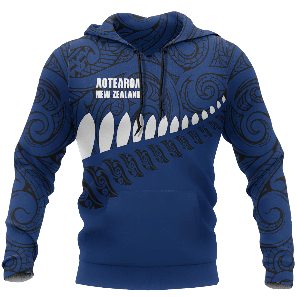 New Zealand Aotearoa Blue Cool 3D Printed Sublimation Hoodie Hooded Sweatshirt Comfy Soft And Warm For Men Women S to 5XL CTC1301269