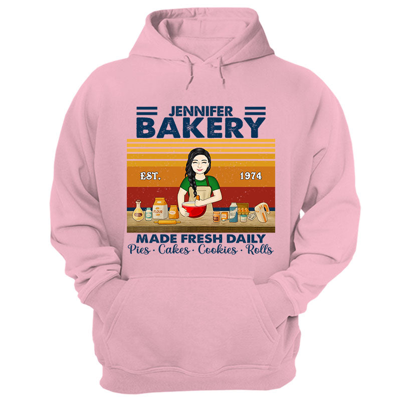 Made Fresh Daily – Gift For Baking – Personalized Custom Hoodie