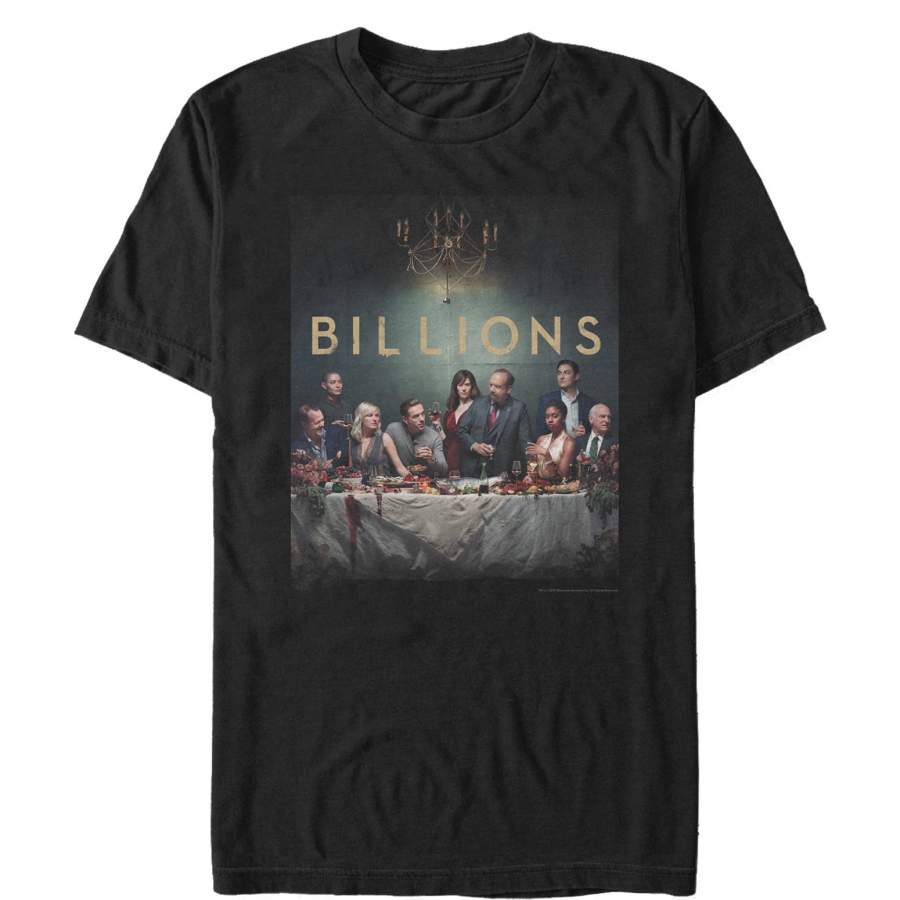 Billions Men’s Last Supper Poster T-Shirt