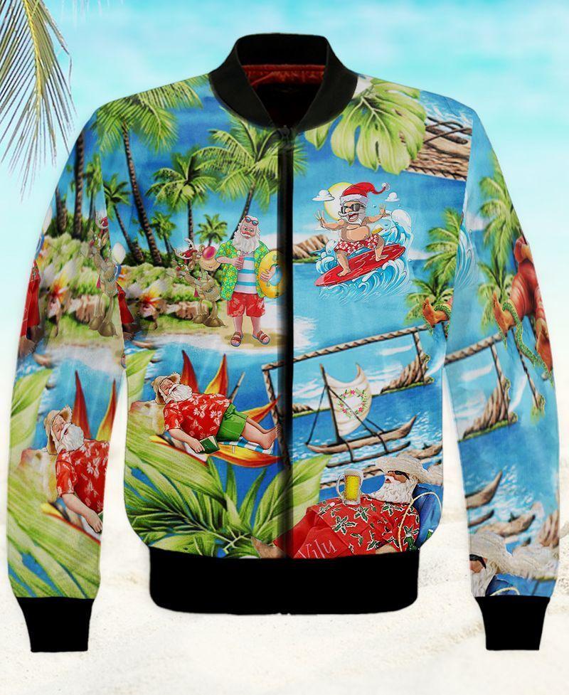 Santa Claus By The Beach 3D Bomber