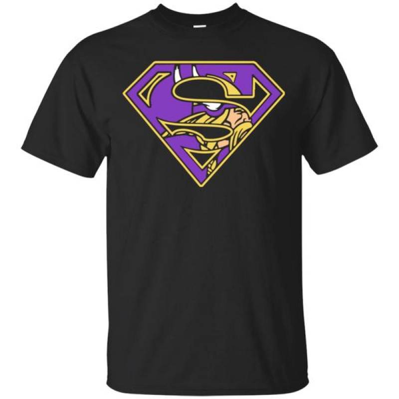 Minnesota Vikings Superman Logo T-shirt