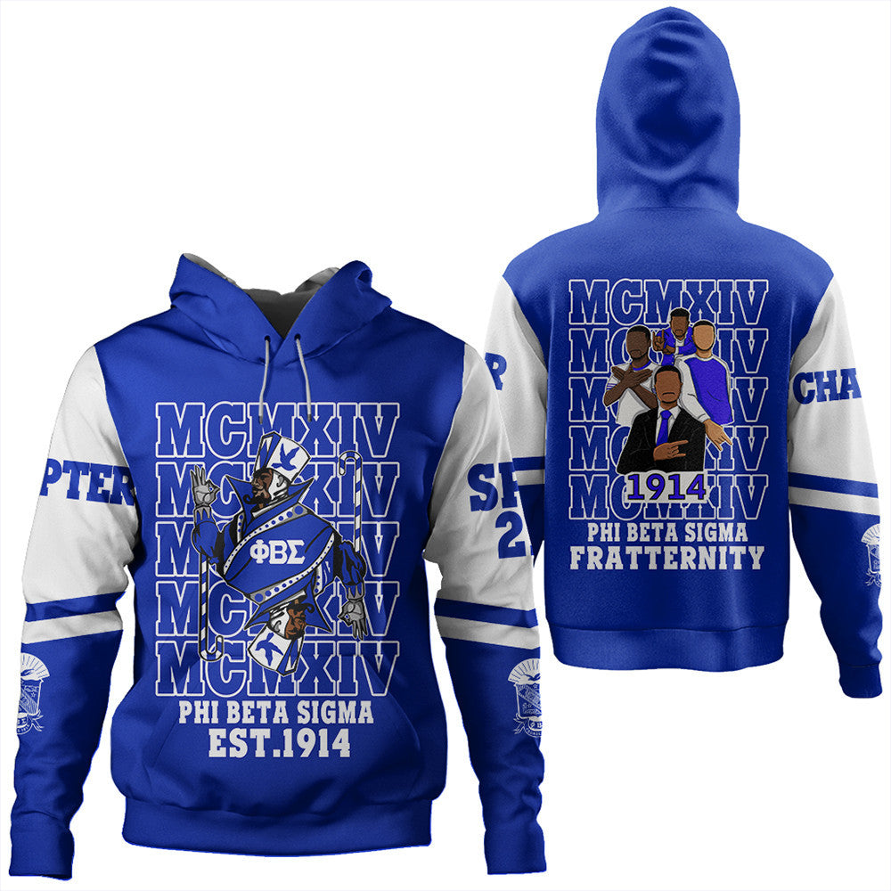 Wonder Print Shop Hoodie – Personalized Phi Beta Sigma Mcm Style Hoodie