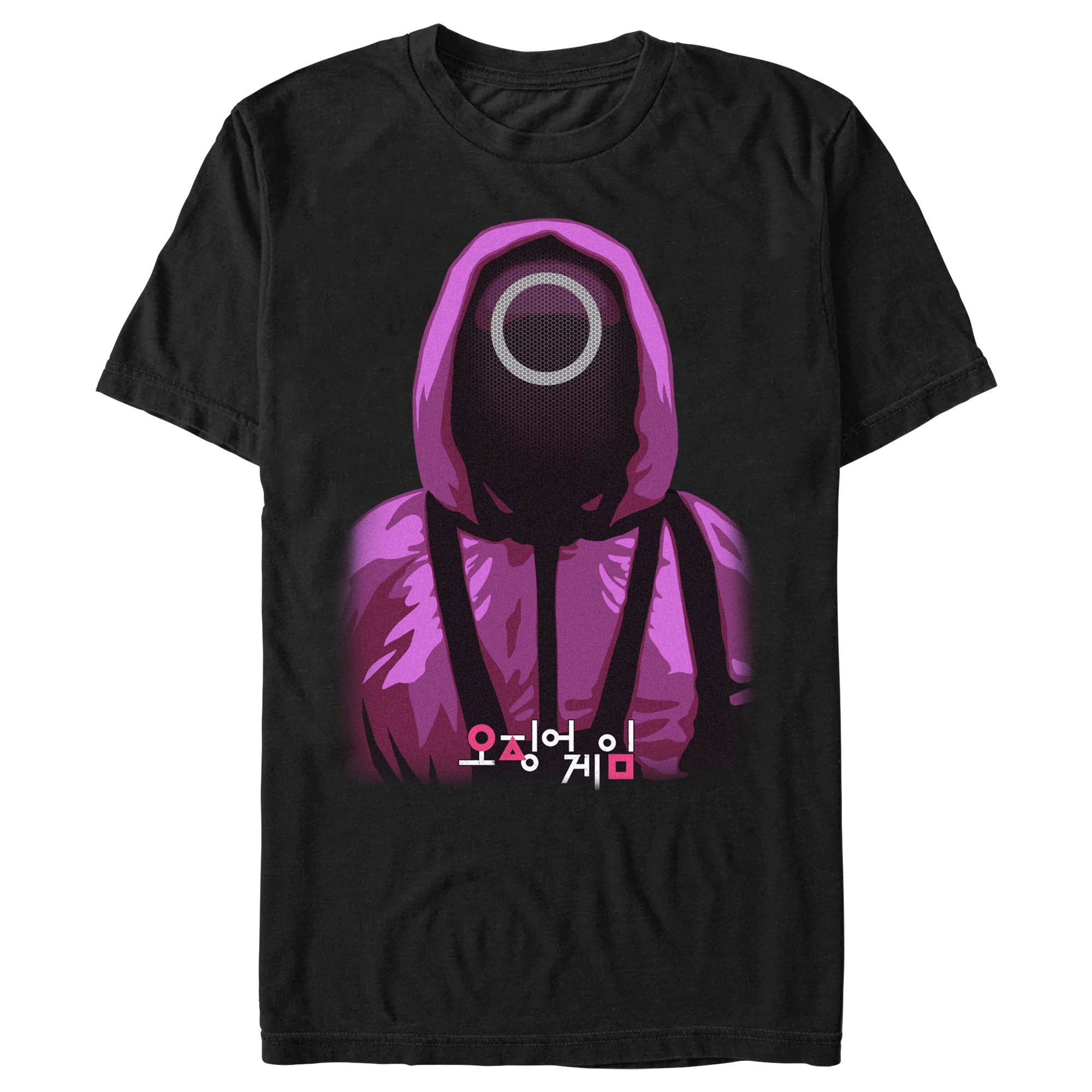 Squid Game Men’S Circle Mask Worker  T-Shirt