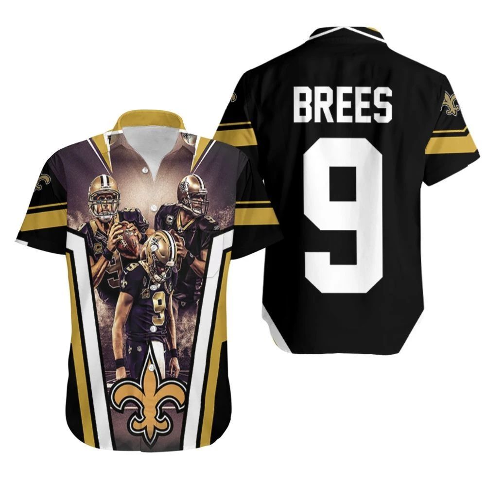 Drew Brees New Orleans Saints Photo Hawaii Shirt Ha54738