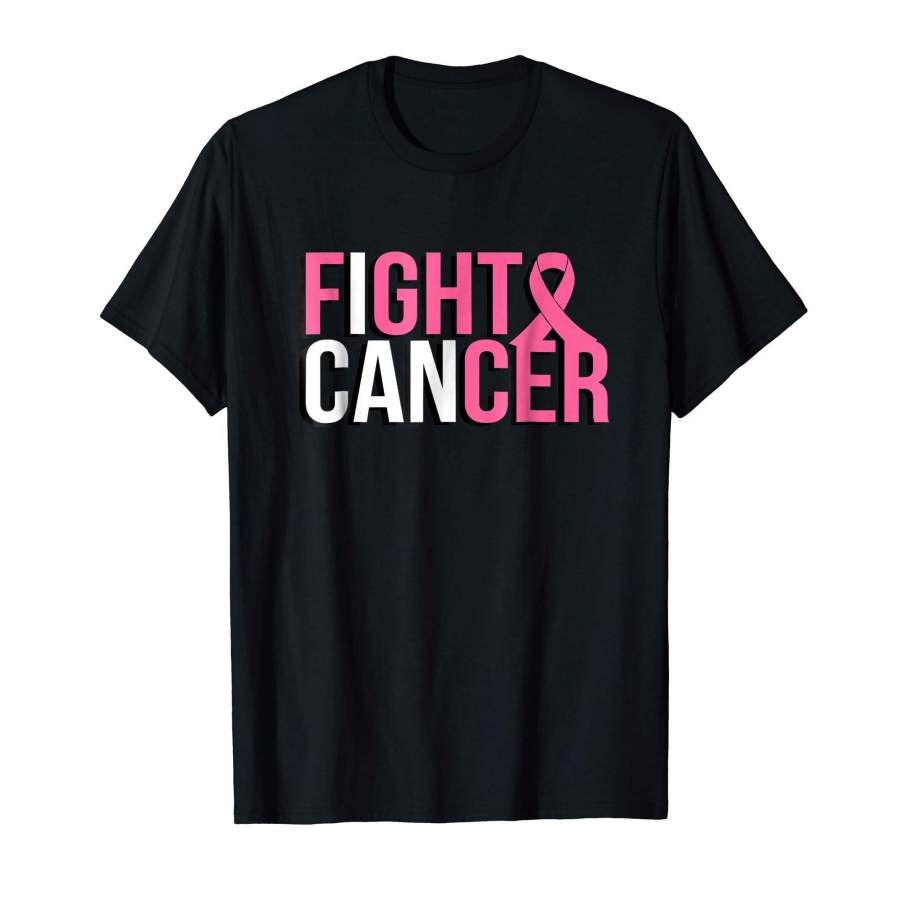 Fight Breast Cancer Flag Warrior T-Shirt