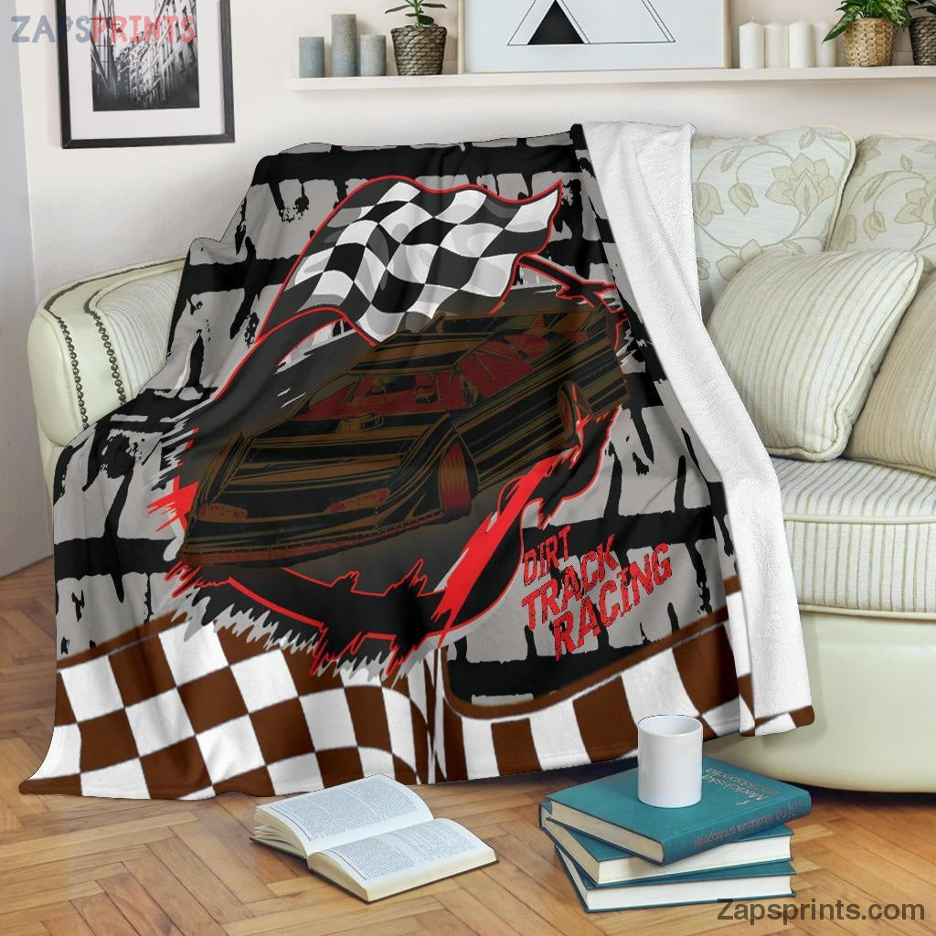 Gift For Racing Lover – Dirt Racing Late Model Blanket – Gift For Friends