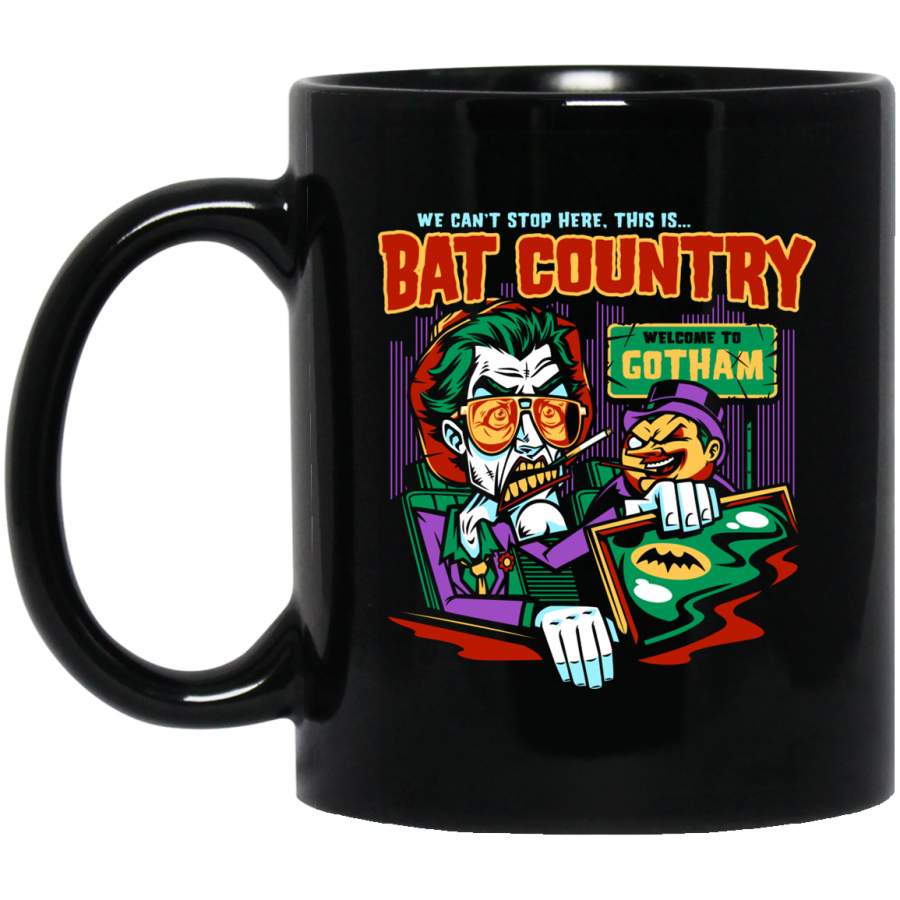 Bat Country (Penguin Design) Mug Black Mug