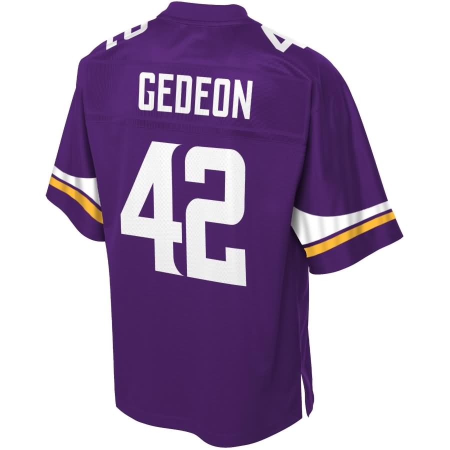 Ben Gedeon Minnesota Vikings NFL Pro Line Team Color Player Jersey – Purple