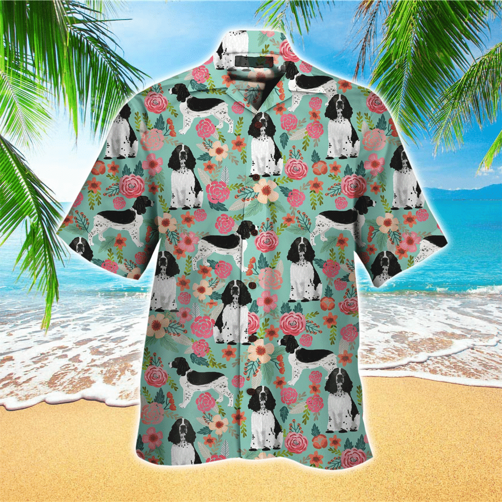 English Springer Spaniel Colorful Best Unisex Hawaii Shirt Aloha Ha64899