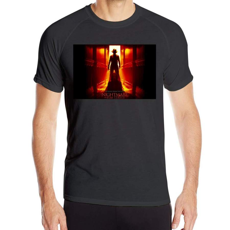 A Nightmare On Elm Street Mens Outdoor Sports Short Sleeve T Shirt