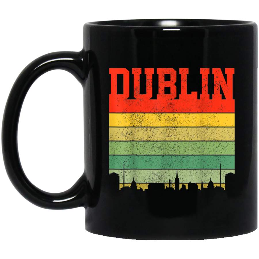 Dublin Vintage  Skyline Ireland Souvenir Gift Mug