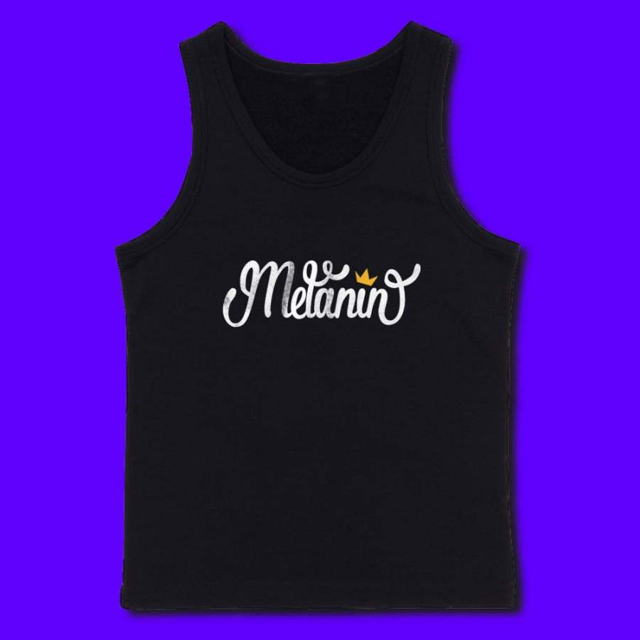 Melanin Black Power Melannin On Fleek Melannin Poppin Men’S Tank Top