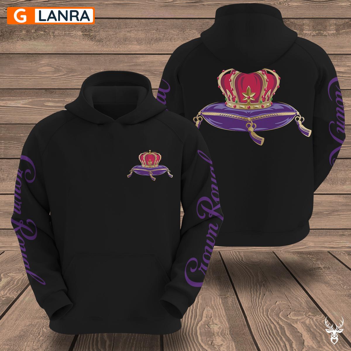 Crown Royal Colorful Hoodie, Crown Royal Drinking Hoodie, Canadian Whisky Hoodie, Unisex Colorful Hoodie