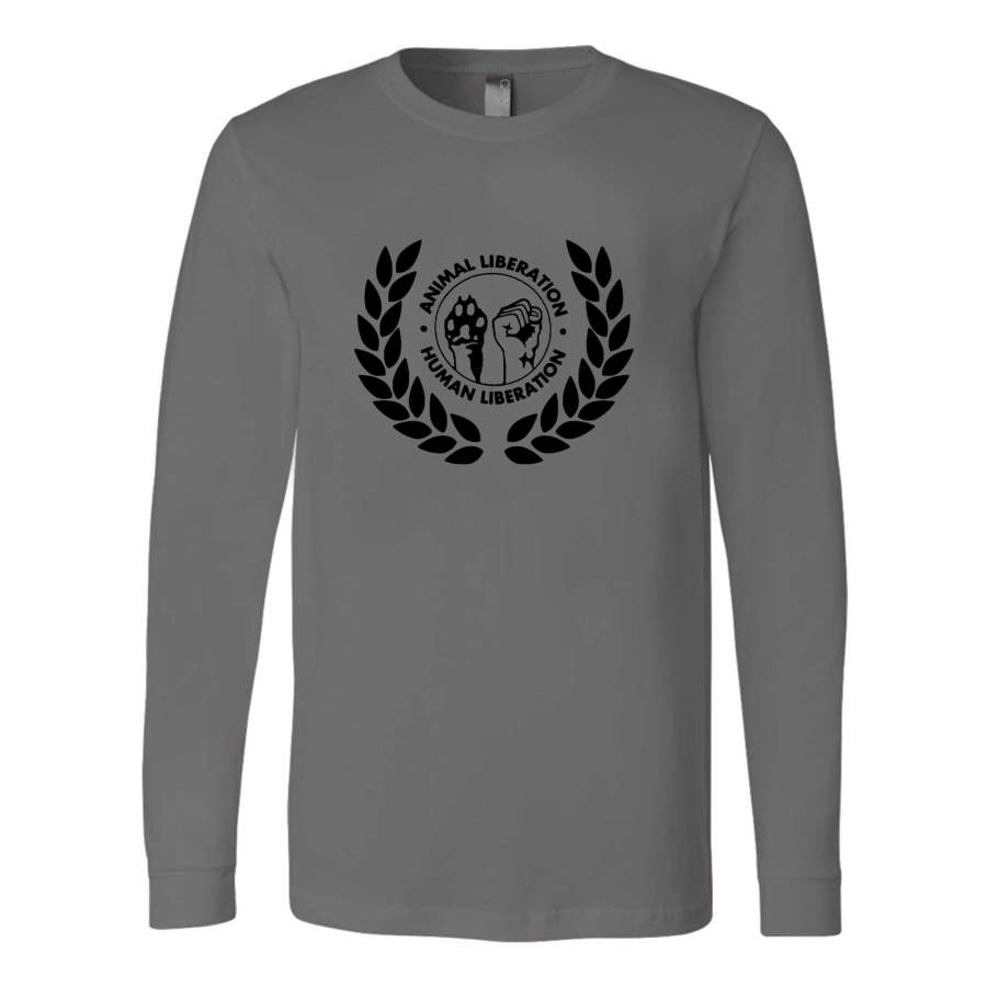 Classic Animal Liberation Both Animal Rights Alf Protest Vegan Veggie Long Sleeve T-Shirt