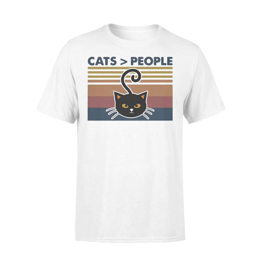 Cats Over People Vintage T-shirt