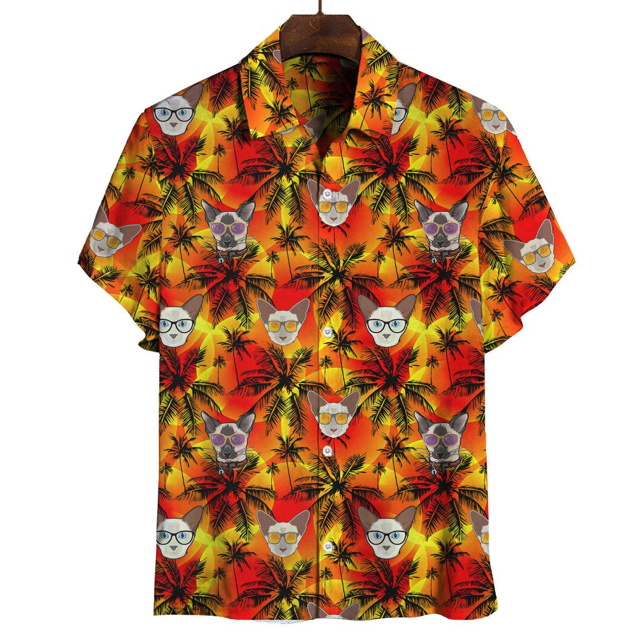 Aloha Hawaii Balinese Cat Shirt Ha8637