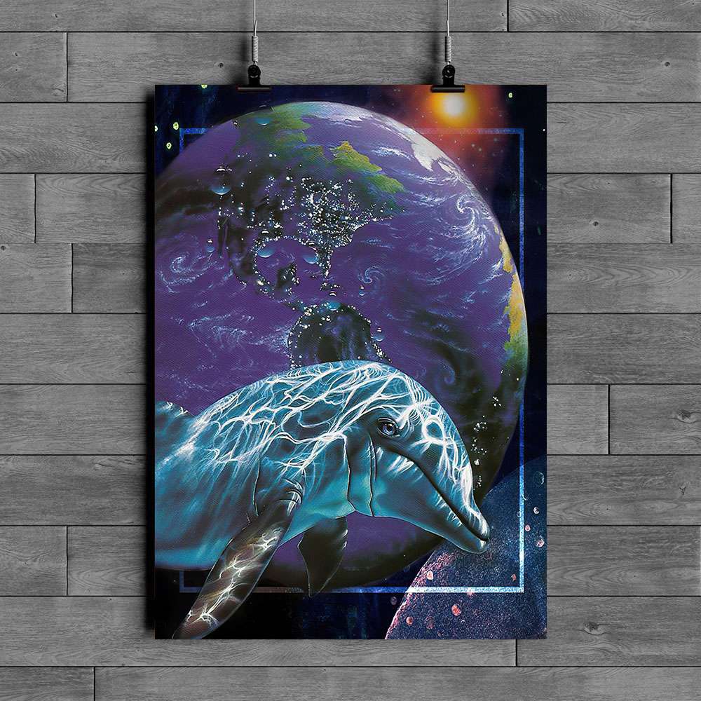 Dolphin Poster Qh230122Pt