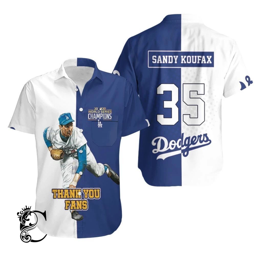 Beach Shirt Sandy Koufax La Dodgers Hawaiian Shirt- Chillicothemall