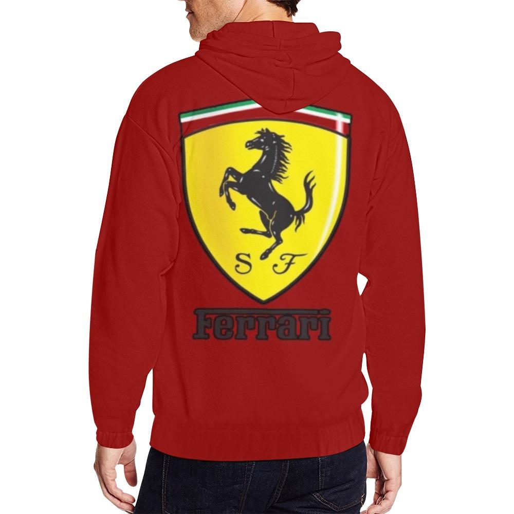 Ferrari All Over Print Full Zip Hoodie For Men – Fit Fit Apparel