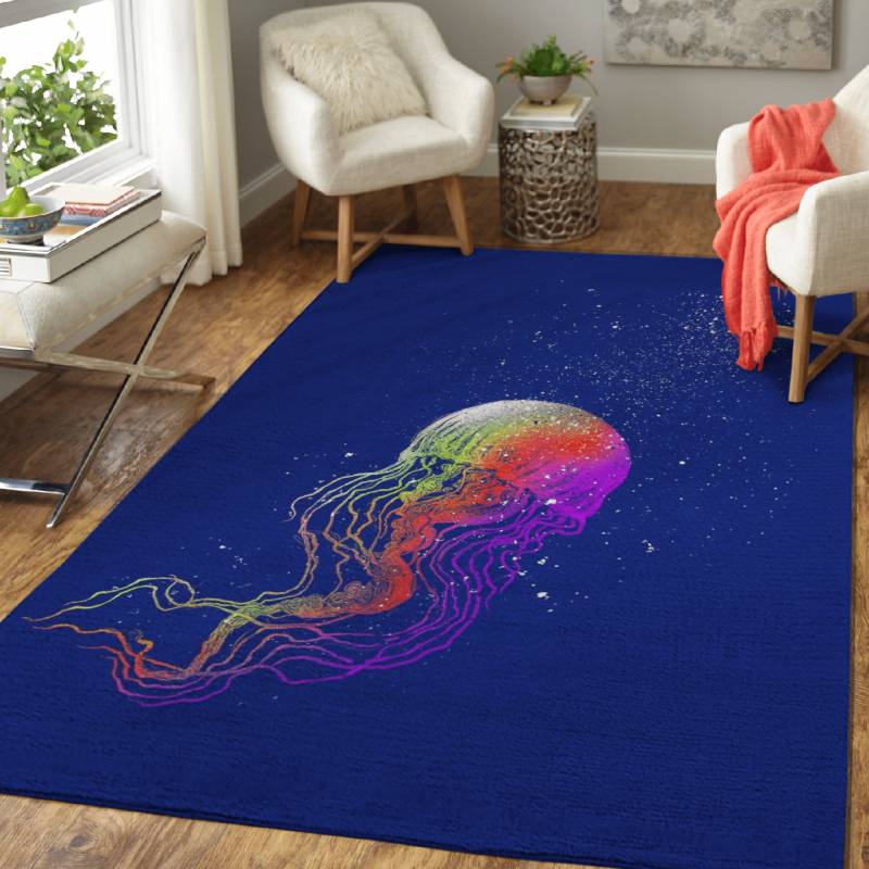 Rainbow jellyfish – Animals Area Rug Carpet