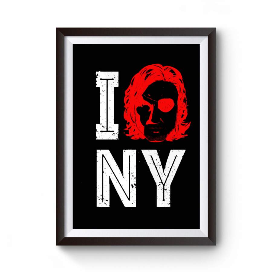 Escape From New York Snake Plissken La Kurt Russell 80s Cult Film Gift Retro Vintage Graphic Poster