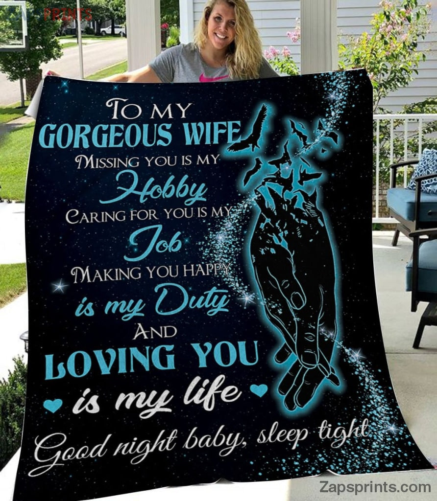 Gift For Wife – To My Wife – Loving You Is My Life – Blanket