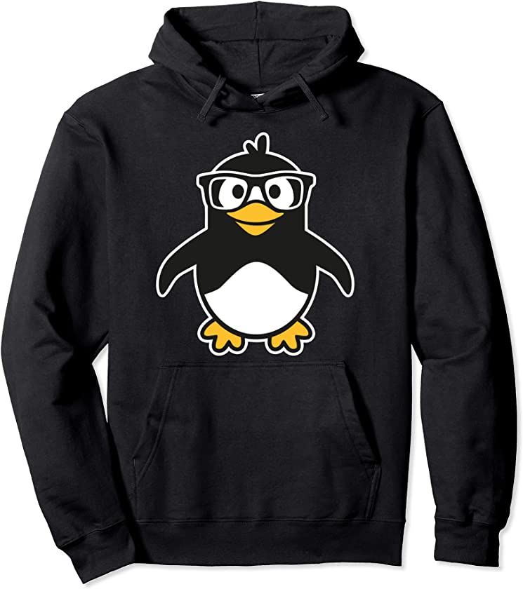 Hipster penguin Hoodie