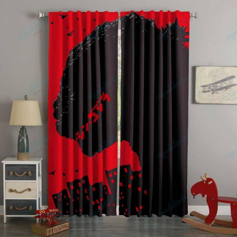 3D Printed Godzilla Style Custom Living Room Curtains