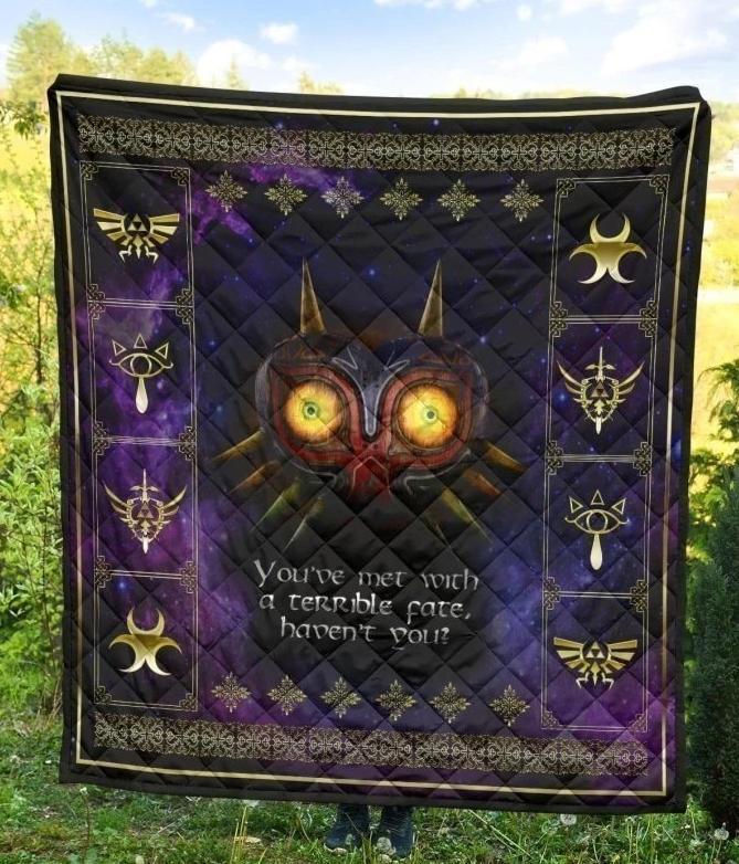 Majora’s The Legend Of Zelda Quilt Blanket