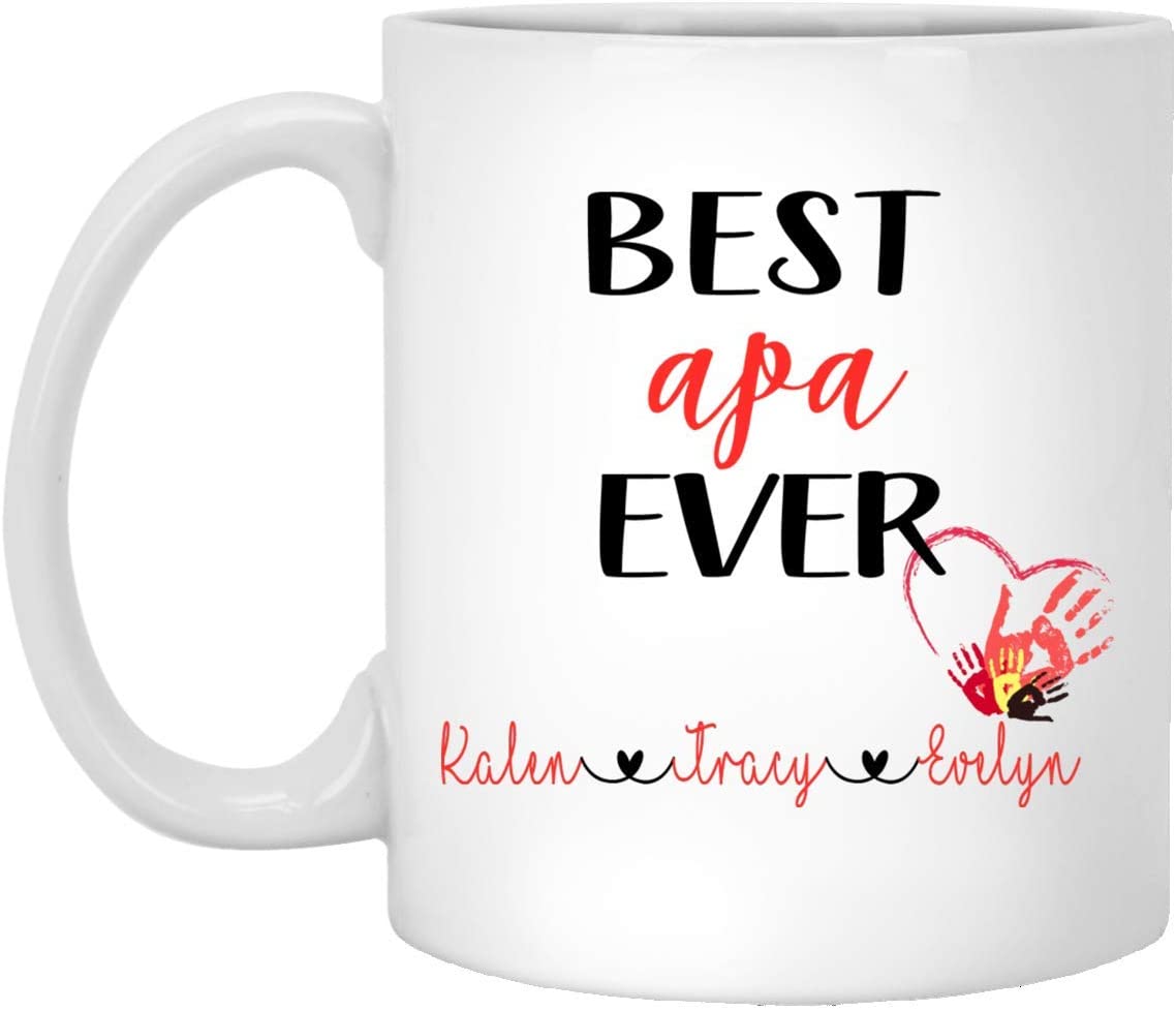 Best Apa Ever Coffee Mug – Personalized Mug – Father’S Day Gift – Gift For Apa – Fathers Day Mug – Apa Coffee Cup – Apa Coffee Mug 11Oz