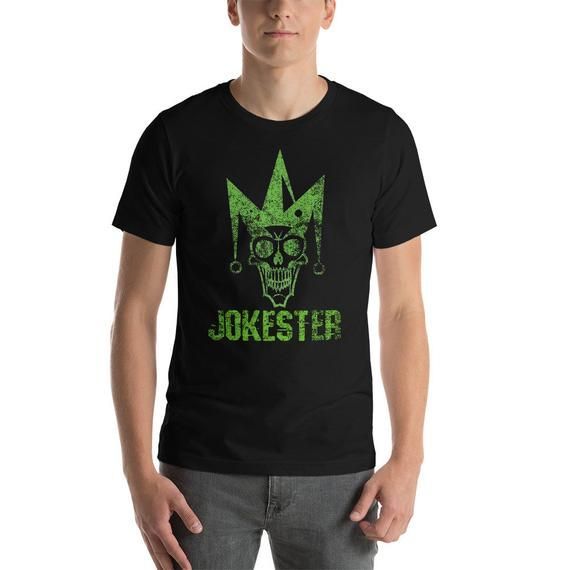 Jokester Neon Green Short Sleeve Shirt