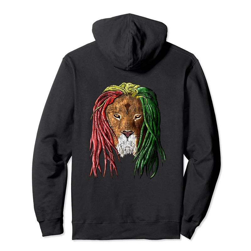 Vintage Rasta Lion Jamaican Reggae Pullover Hoodie, T Shirt, Sweatshirt