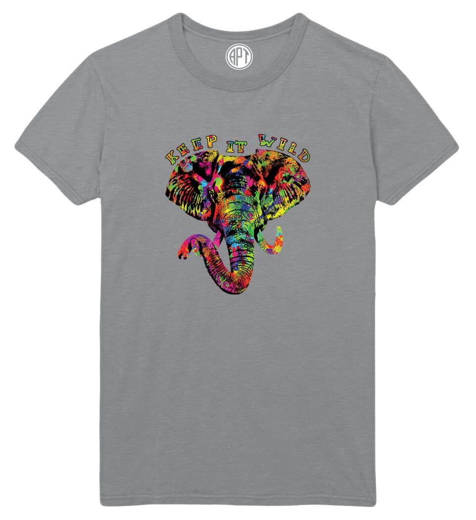 Keep It Wild Elephant Printed T-Shirt