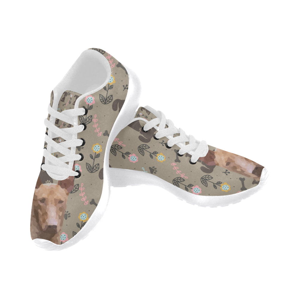 Podenco Canario Dog White Sneakers for Men