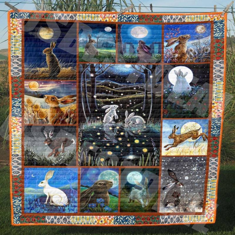 Rabbit Night WBM851 Awesome Quilt