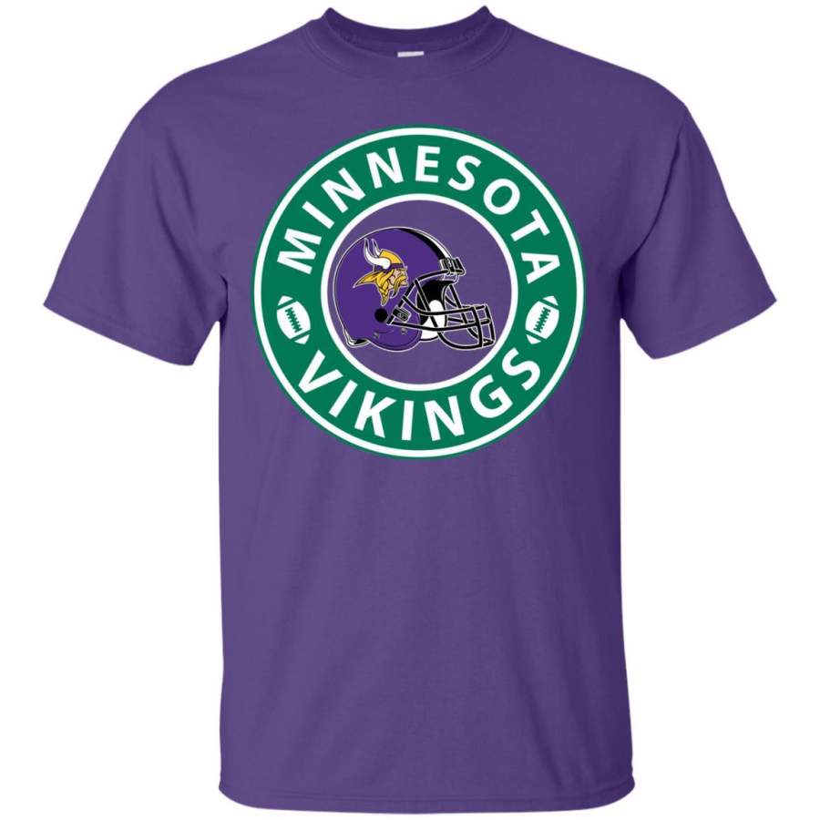 Starbucks Coffee Minnesota Vikings T Shirts