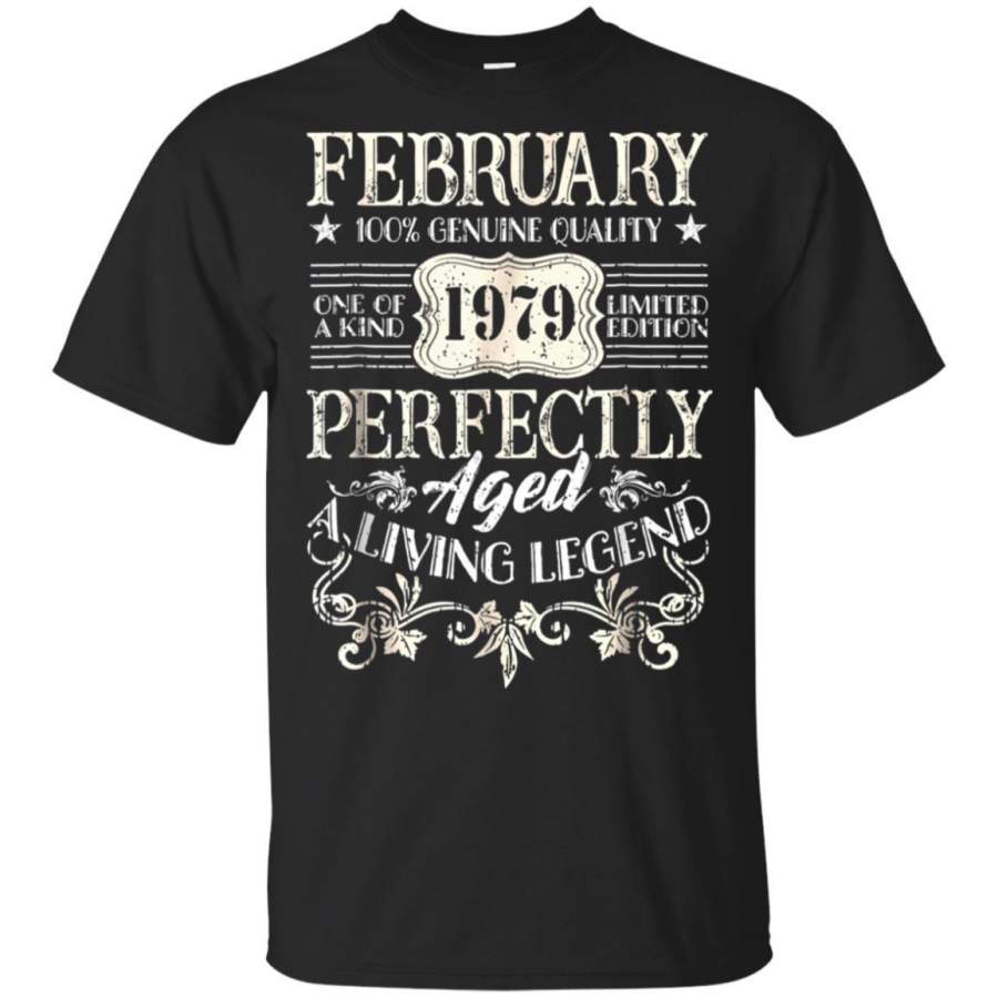 February 1979 T-Shirt Retro Vintage 40th Birthday Decoration