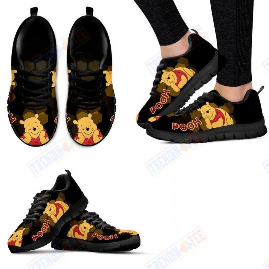 The Pooh Custom Sneakers Mens Womens Shoes Boys Girls Disney Lovers Gift Ideas TDT088