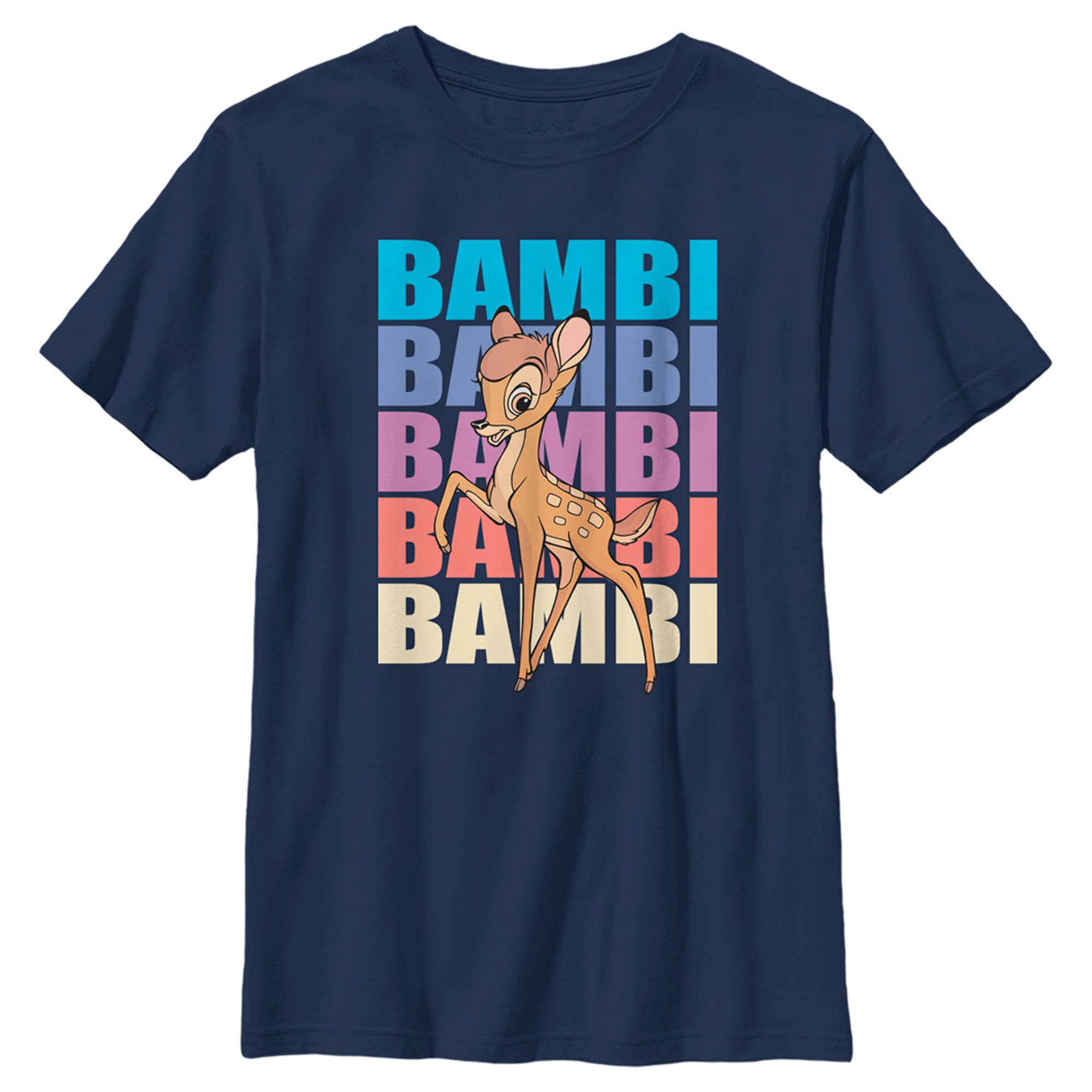 Boy’S Bambi Name Stack Pose T-Shirt