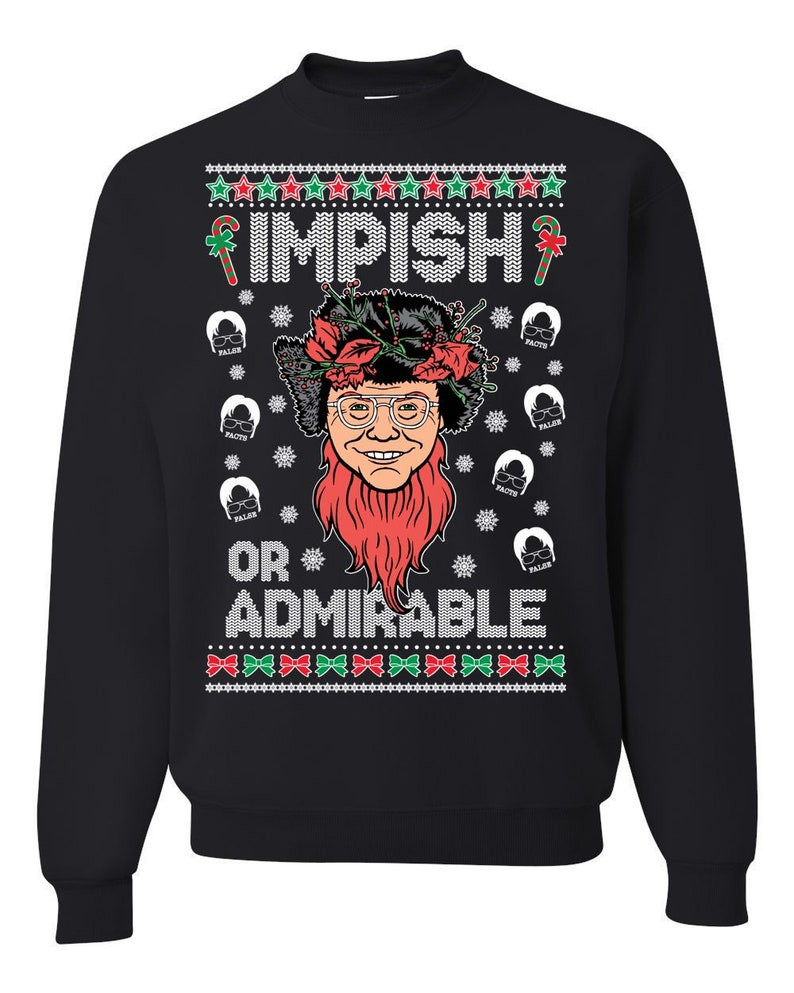 The Office Belsnickel Impish Or Admirable Merry Christmas Ugly Sweatshirt, Christmas Ugly Sweater