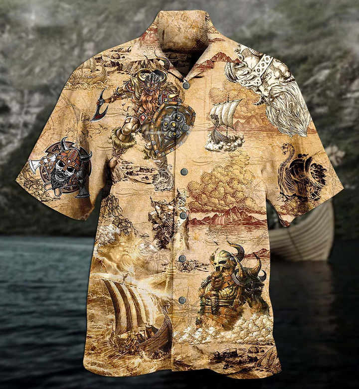 Viking Map War Hawaii Shirt Ha96199