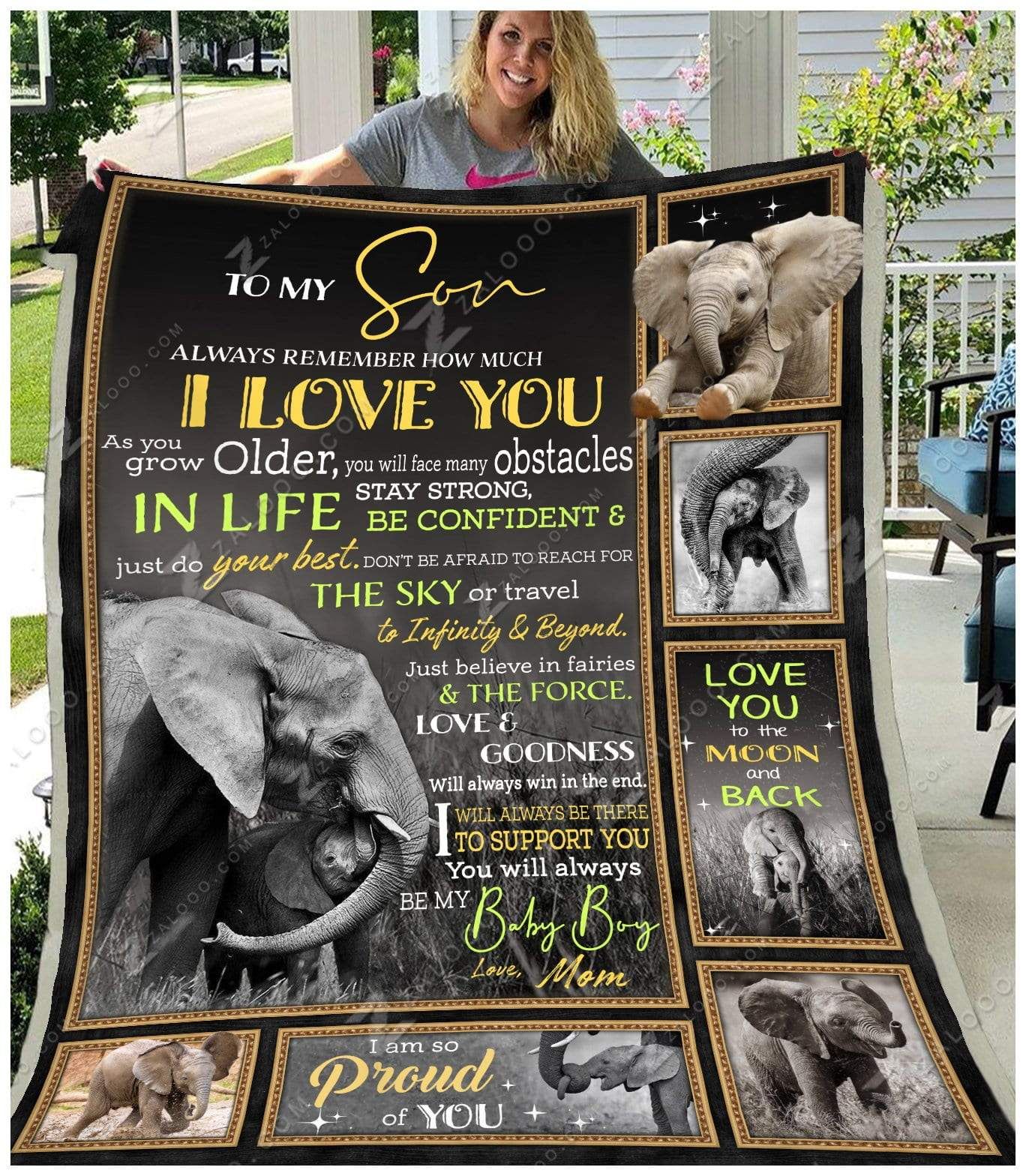 Blanket – Elephant – To My Son – Be My Baby Boy