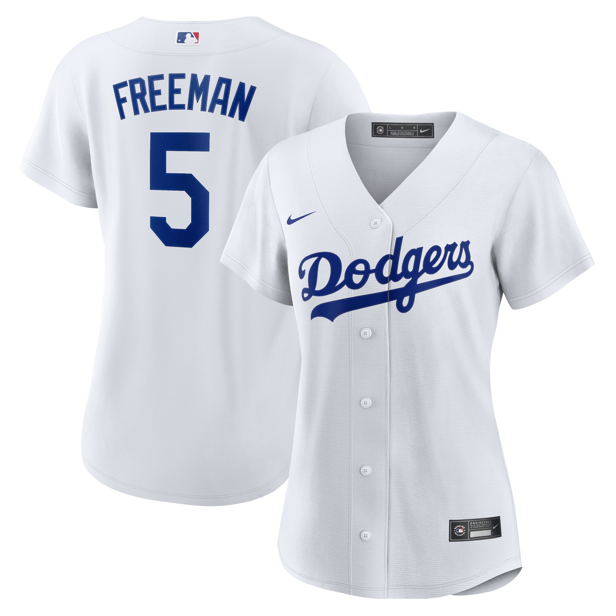 Freddie Freeman Los Angeles Dodgers Women's Replica Player Jersey – White