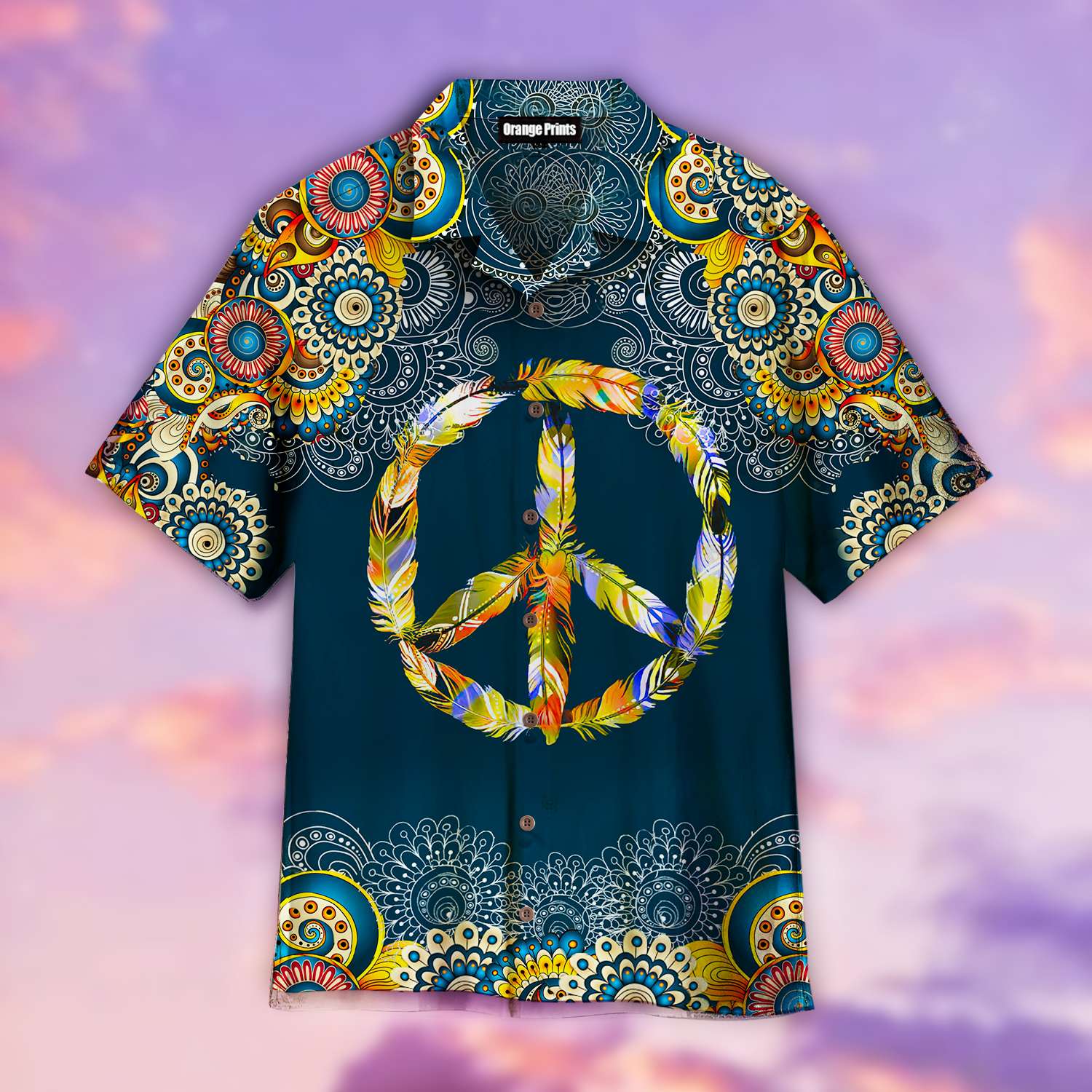 Feather Peace Sign Aloha Hawaii Shirts For Men And Women Ha42781