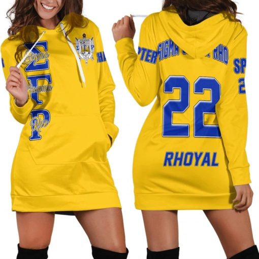 Sigma Gamma Rho ( Gold ) Hoodie Dress