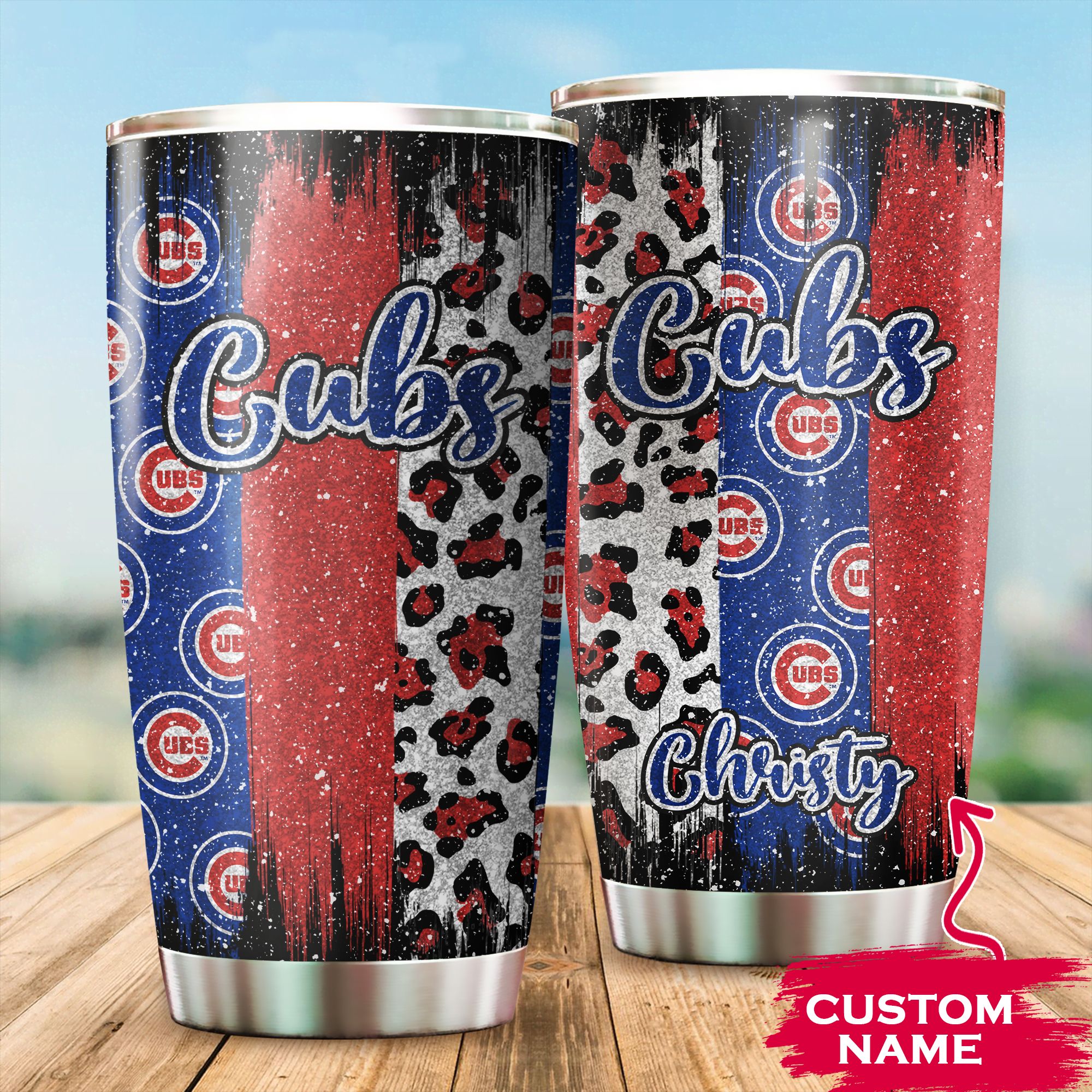 Chicago Cubs Custom Name Tumbler 244 L1TTT215